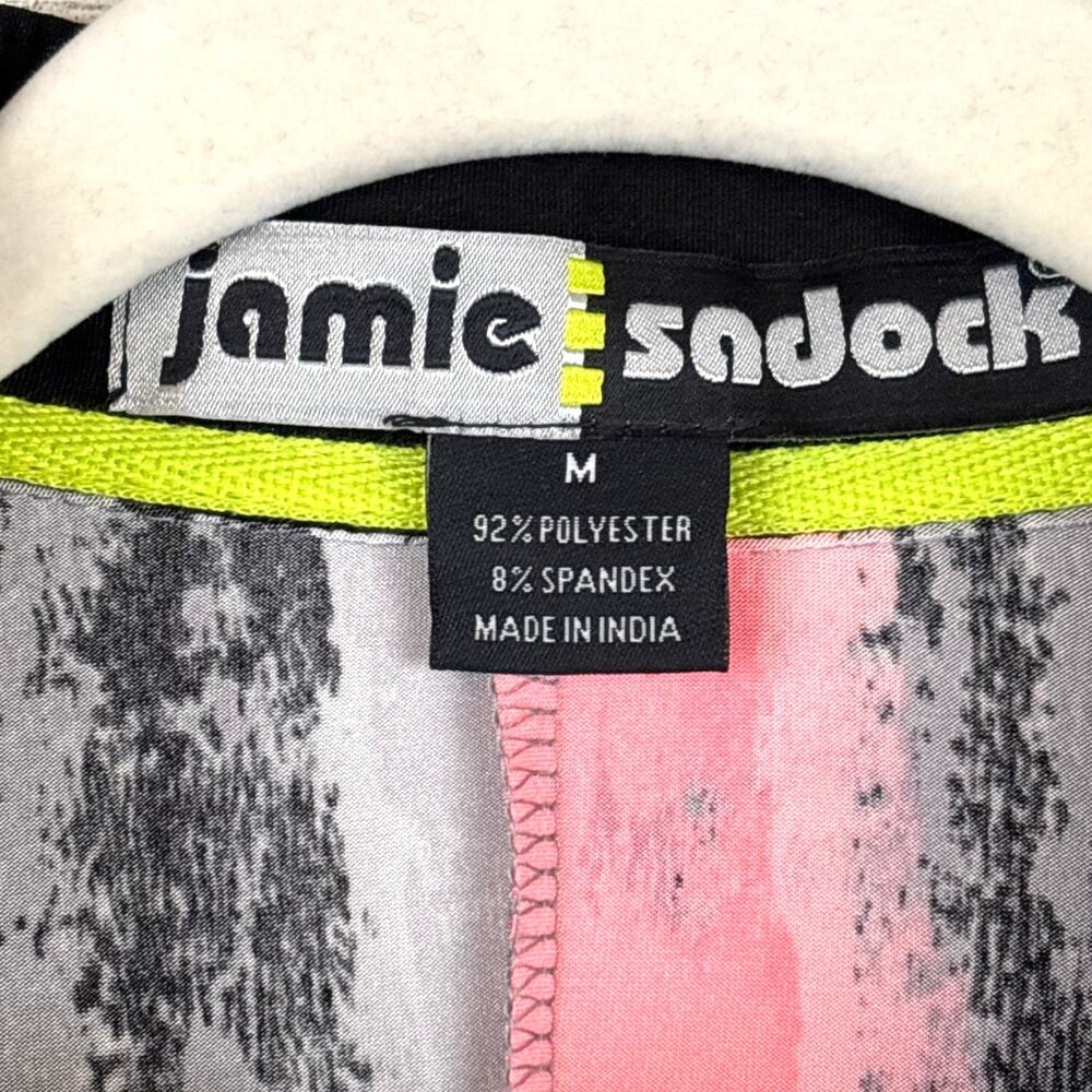 Jamie Sadock M Abstract Shift Dress Sleeveless Golf Resort Designer NEW - Picture 3 of 6